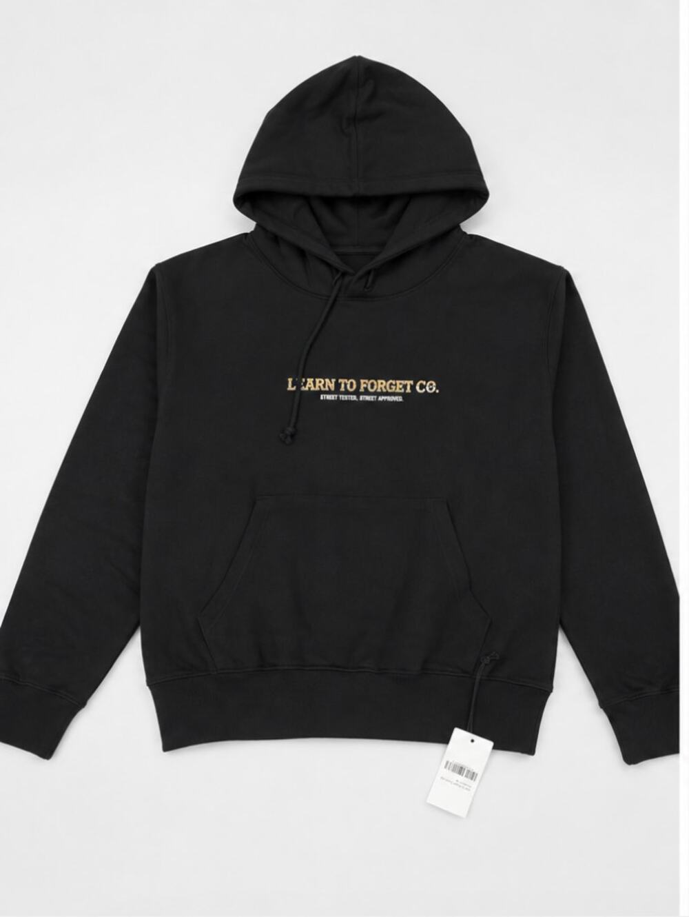 Learn To Forget Co. Black Pullover Hoodie – Size Medium – NWT
